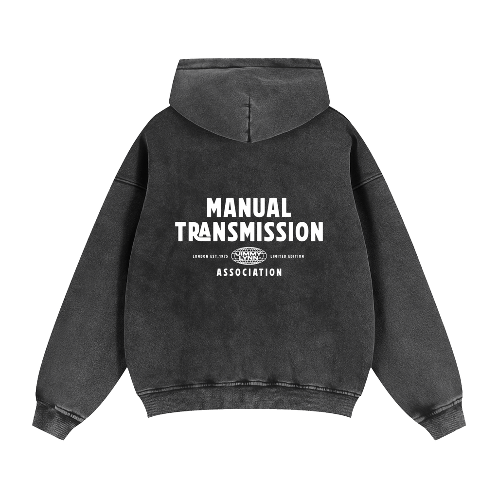 Manual Transmission - Zip-Through Boxy Fleece Hoodie