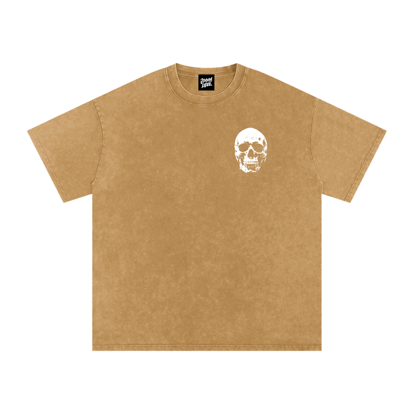 Skull Barbed Wire - Snow Washed Oversized