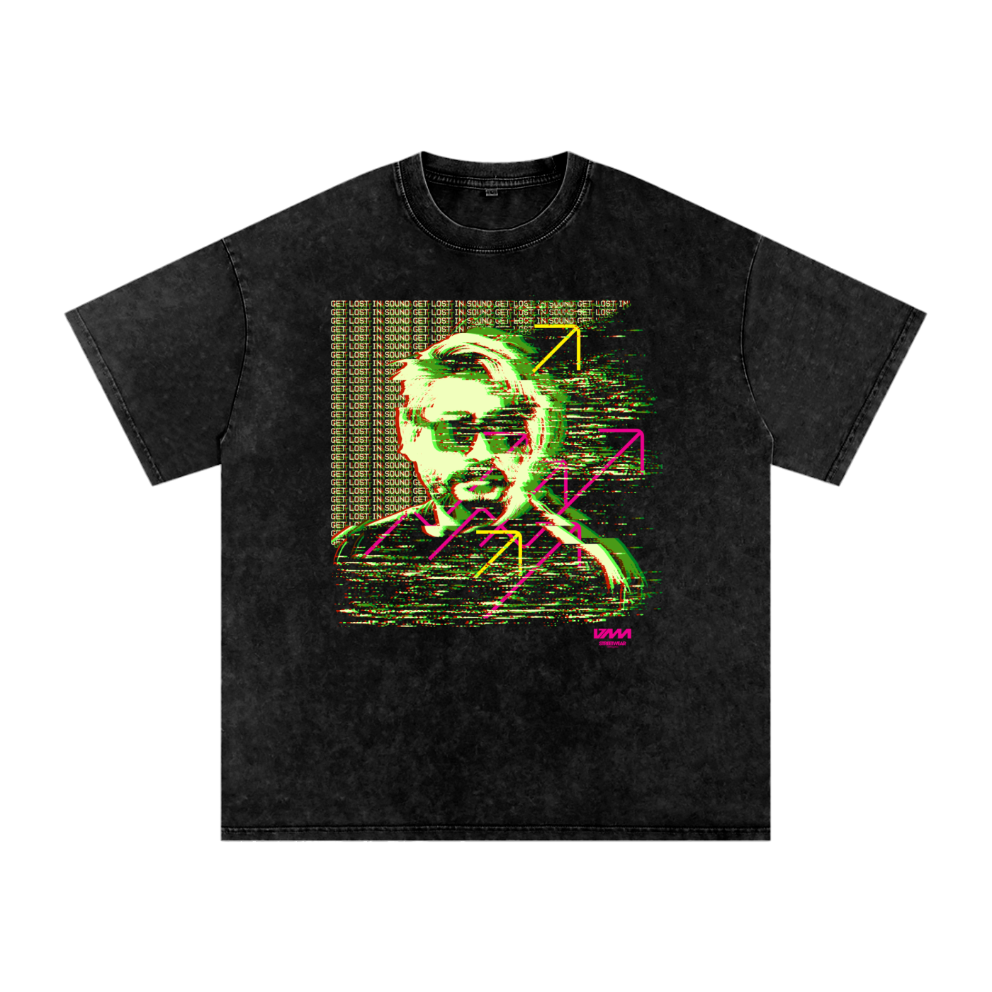 Get lost in sound - Snow Washed Oversized
