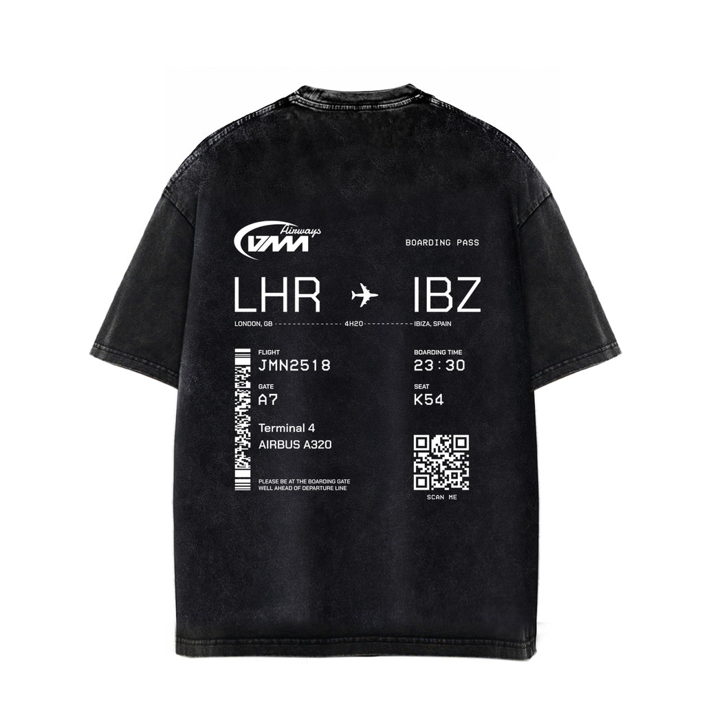 LHR->IBZ - Snow Washed Oversized