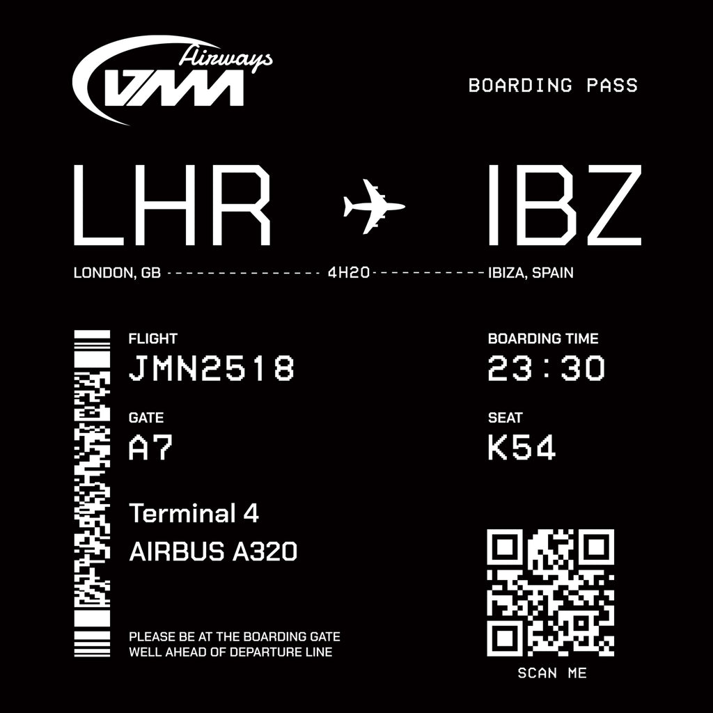 LHR->IBZ - Snow Washed Oversized