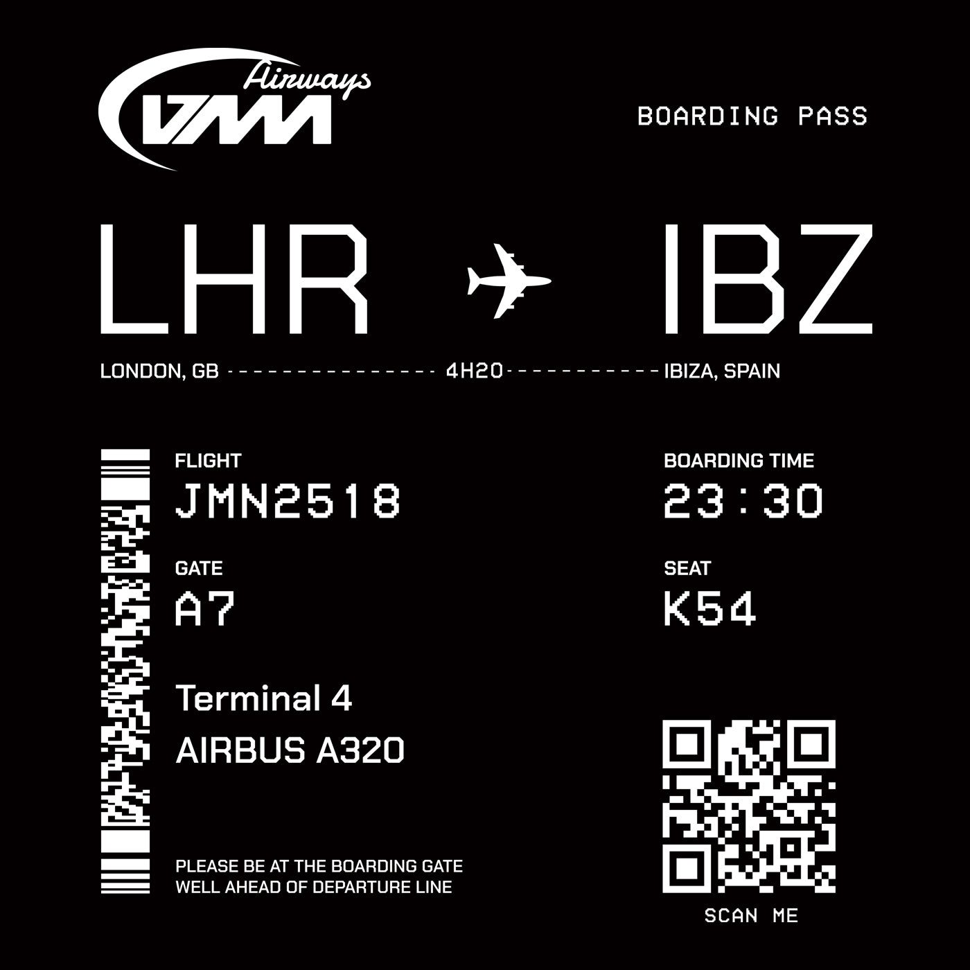 LHR->IBZ - Snow Washed Oversized