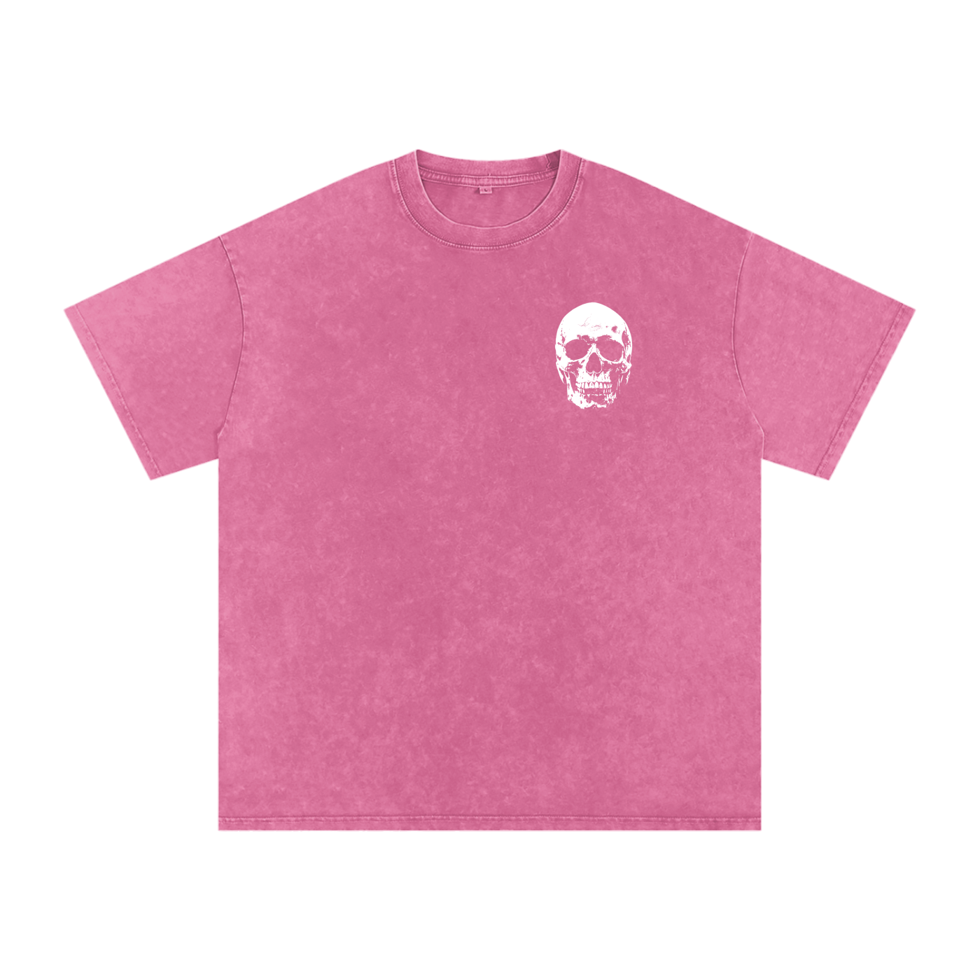Skull Barbed Wire - Snow Washed Oversized