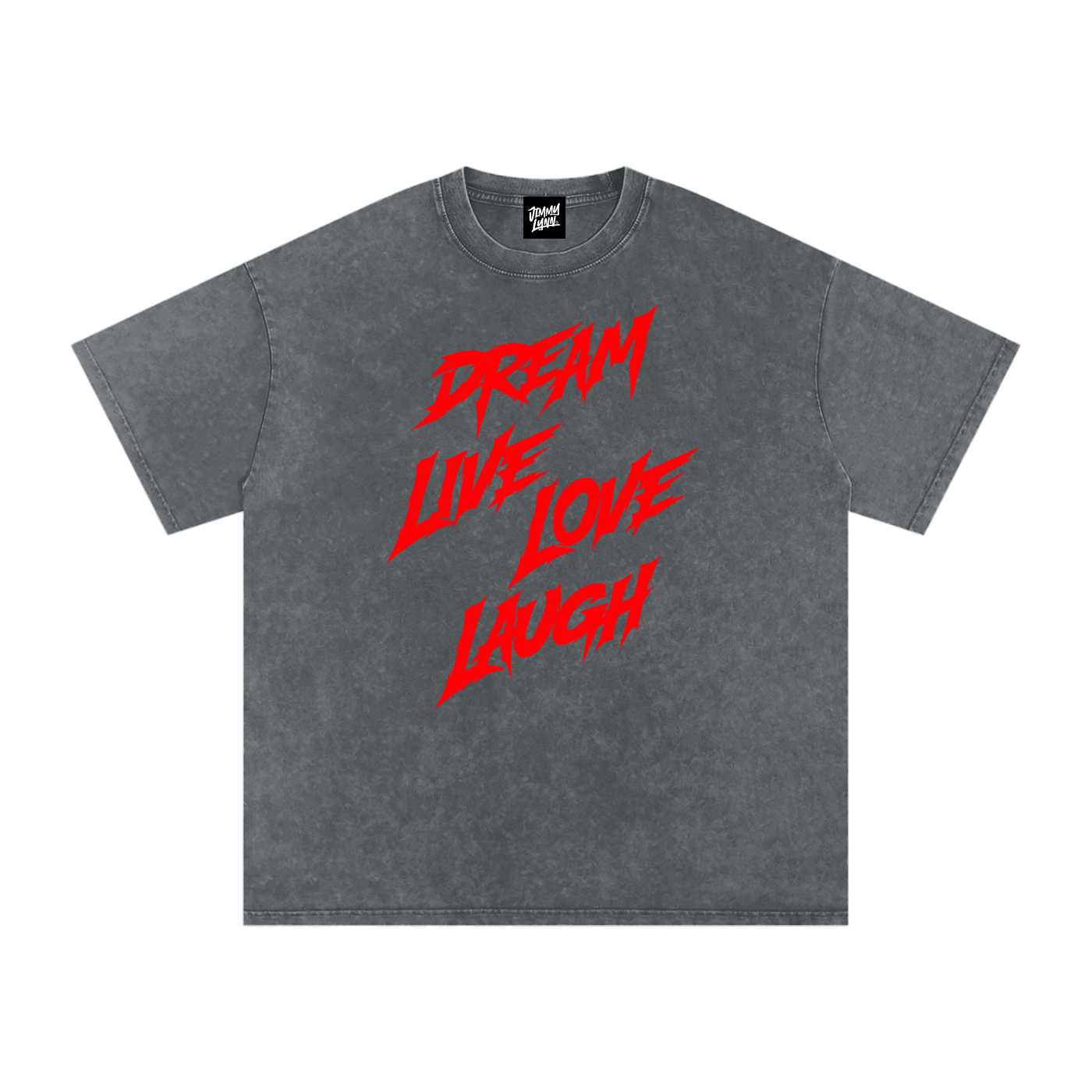 Dream live love laugh - Snow Washed Oversized