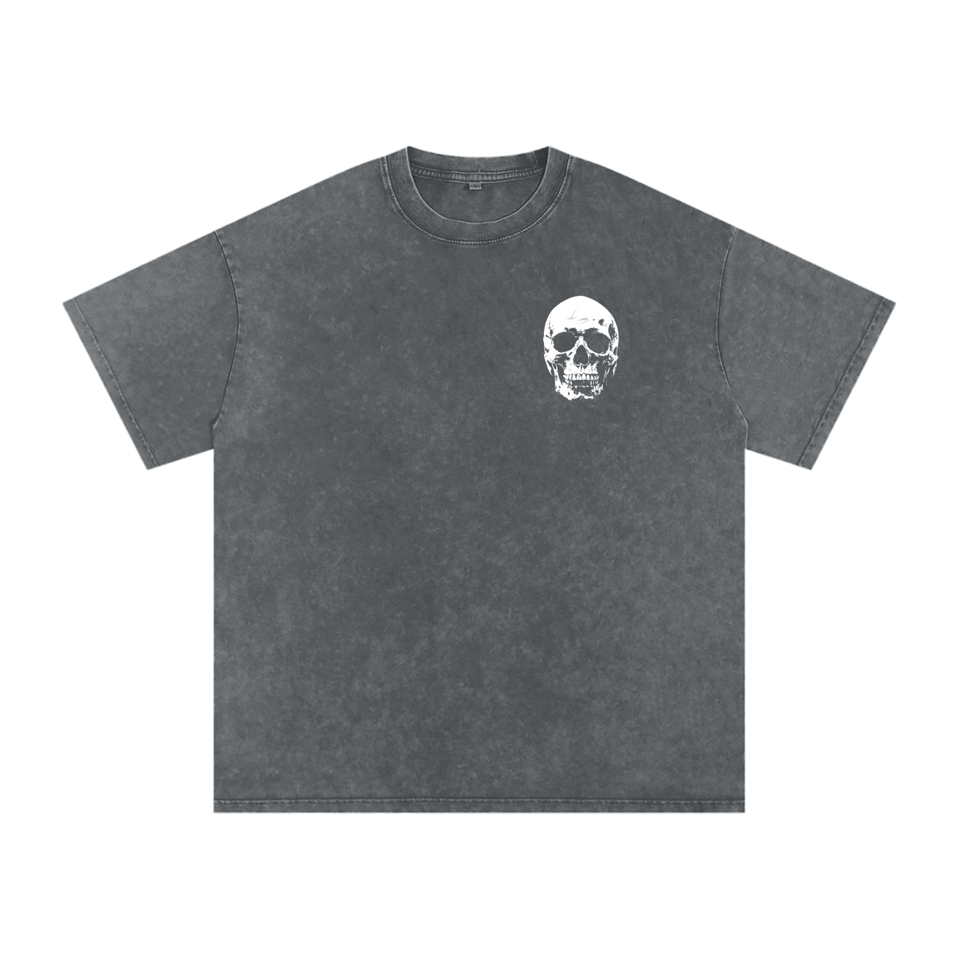 Skull Barbed Wire - Snow Washed Oversized