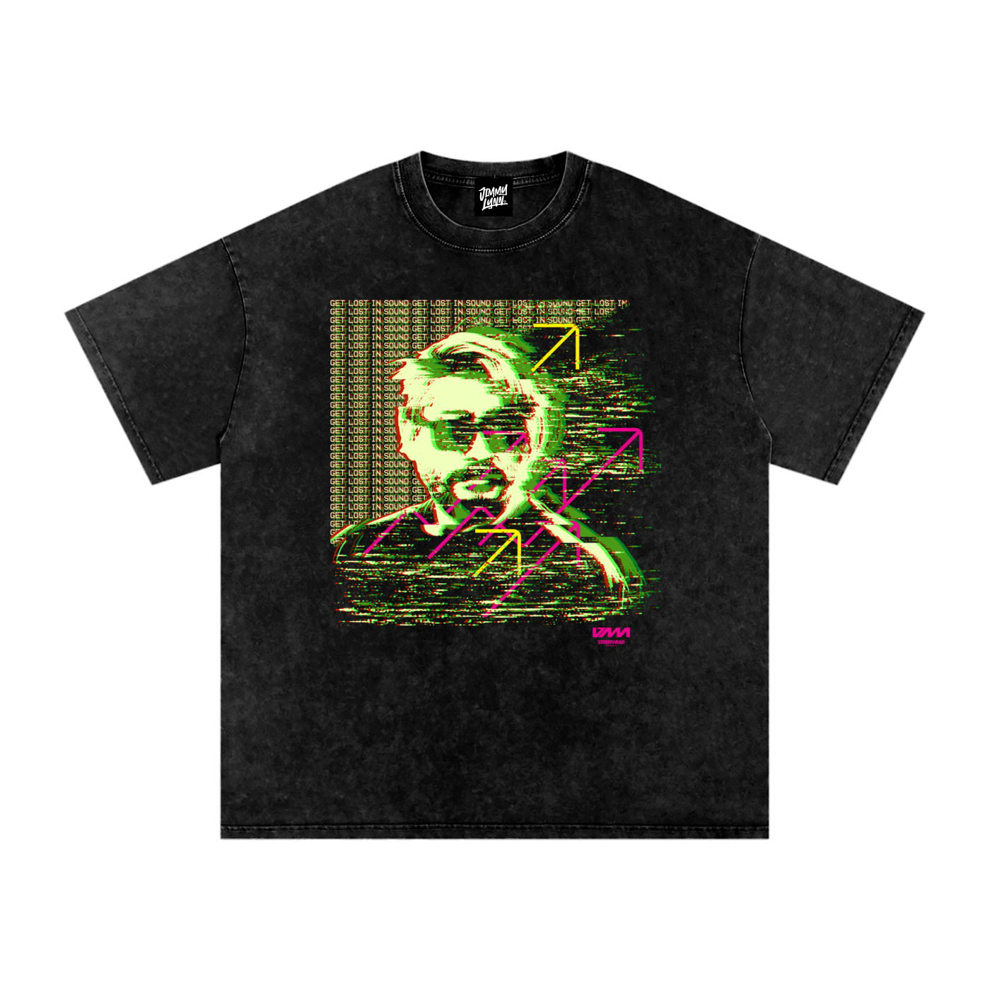 Get lost in sound - Snow Washed Oversized