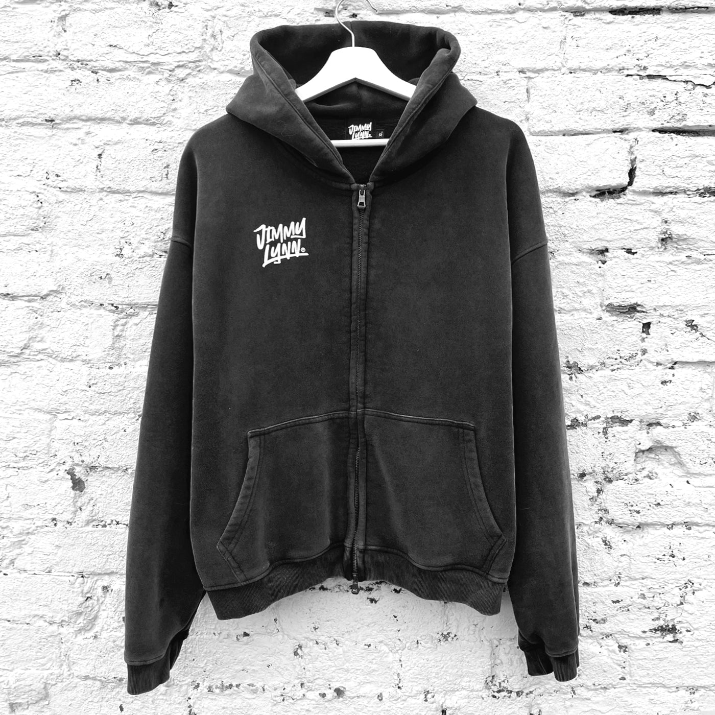 JIMMYLYNN OG -Zip-Through Boxy Fleece Hoodie