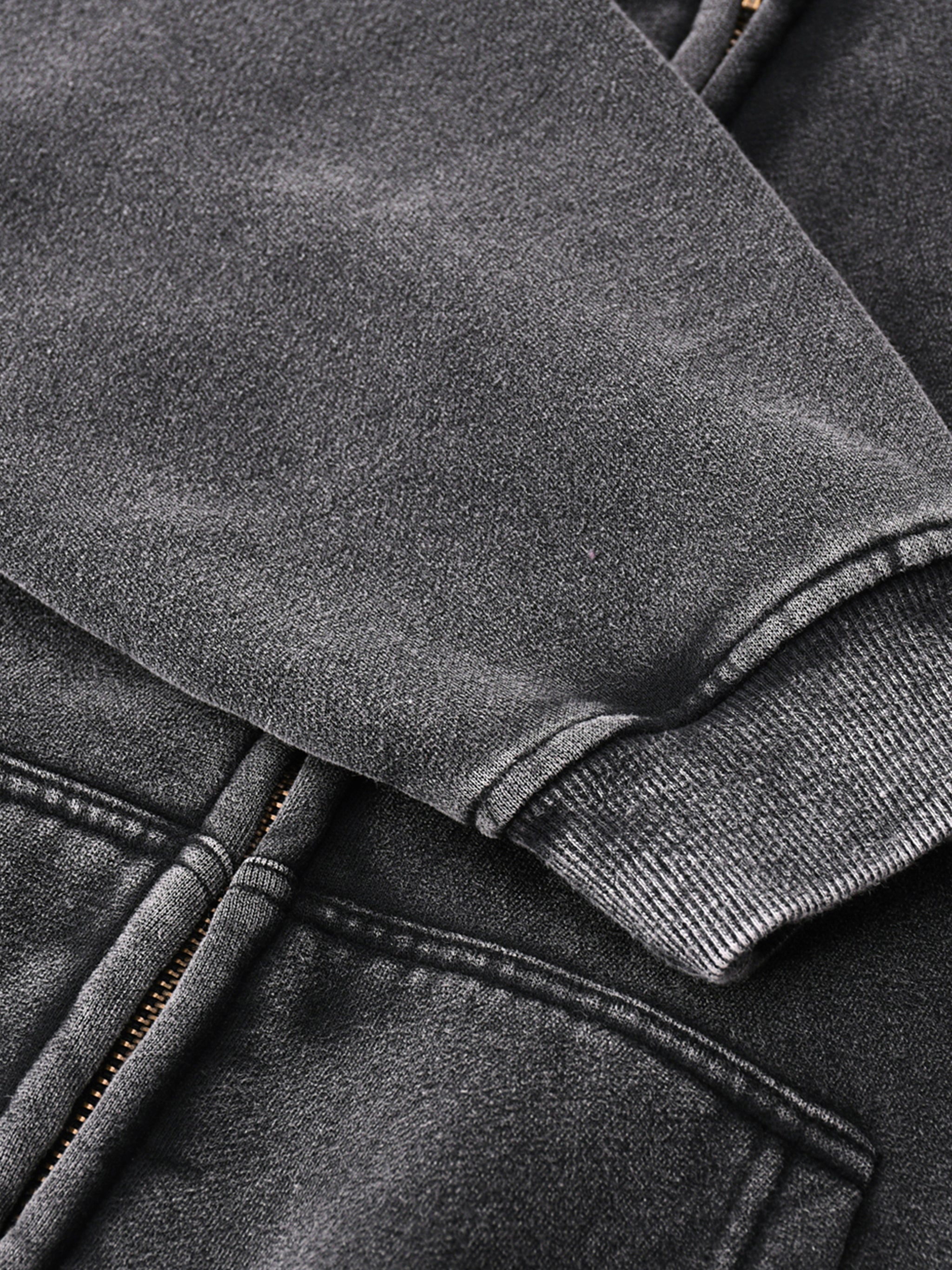 JIMMYLYNN OG -Zip-Through Boxy Fleece Hoodie