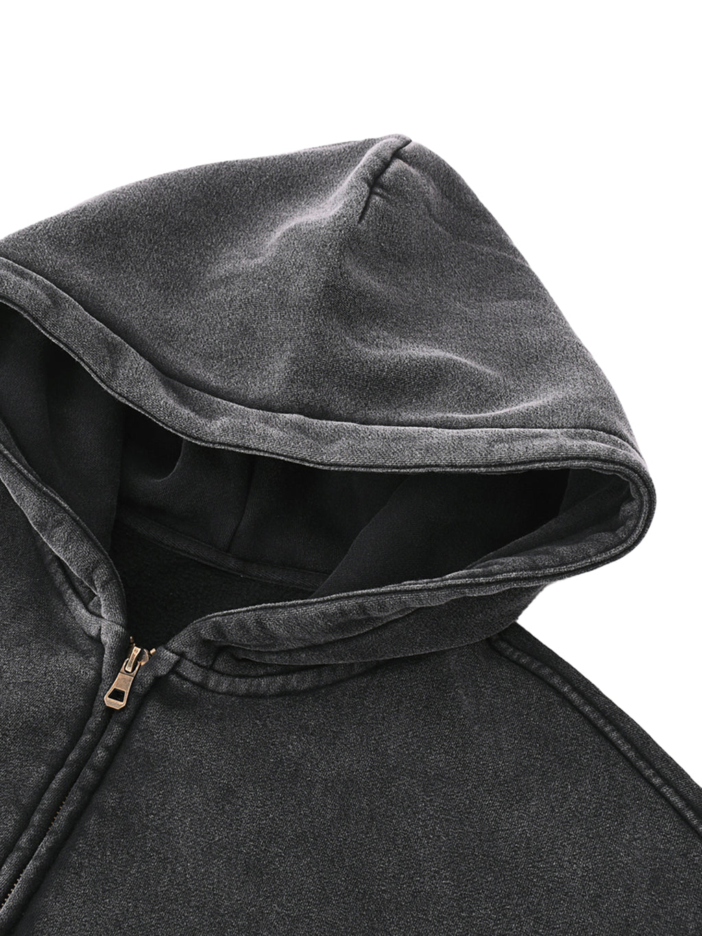 Coffee or die - Zip-Through Boxy Fleece Hoodie