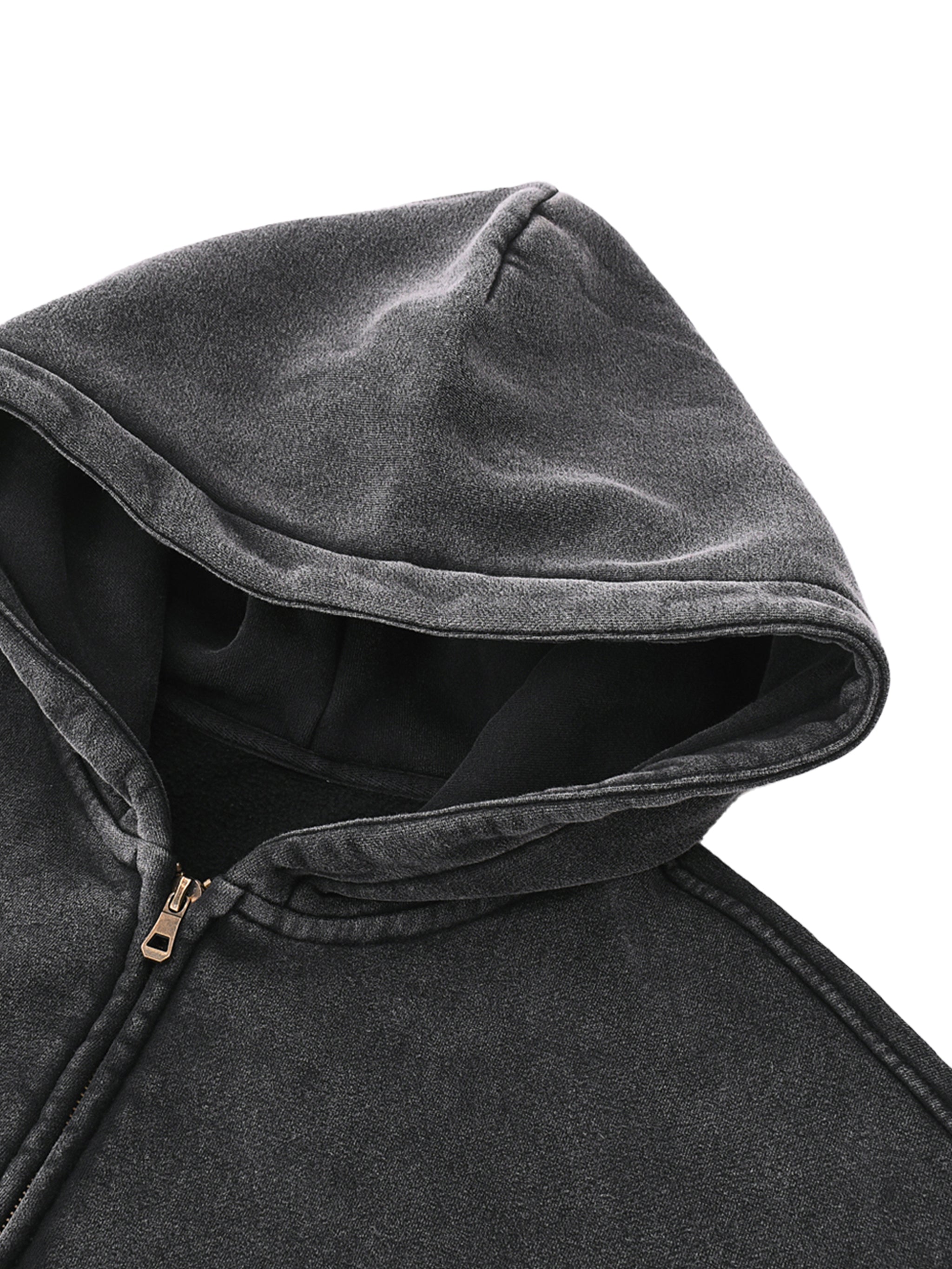 Manual Transmission - Zip-Through Boxy Fleece Hoodie