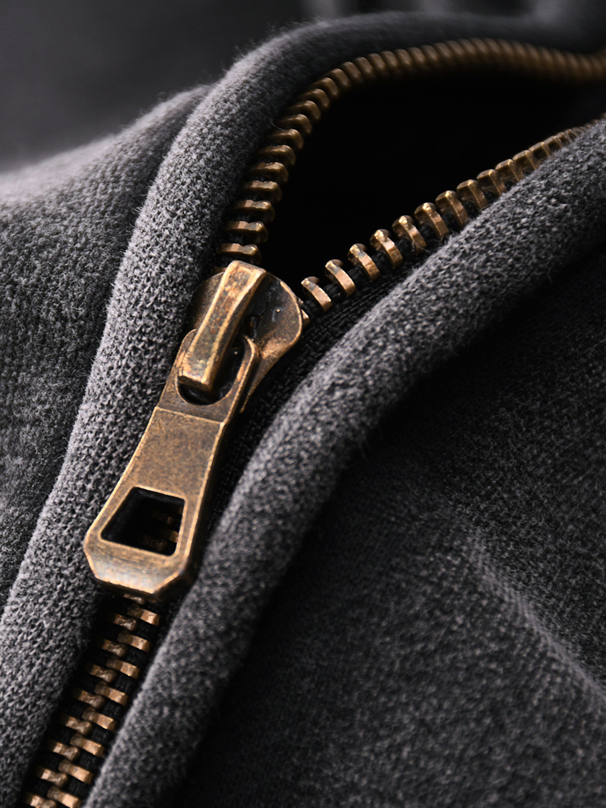 Manual Transmission - Zip-Through Boxy Fleece Hoodie