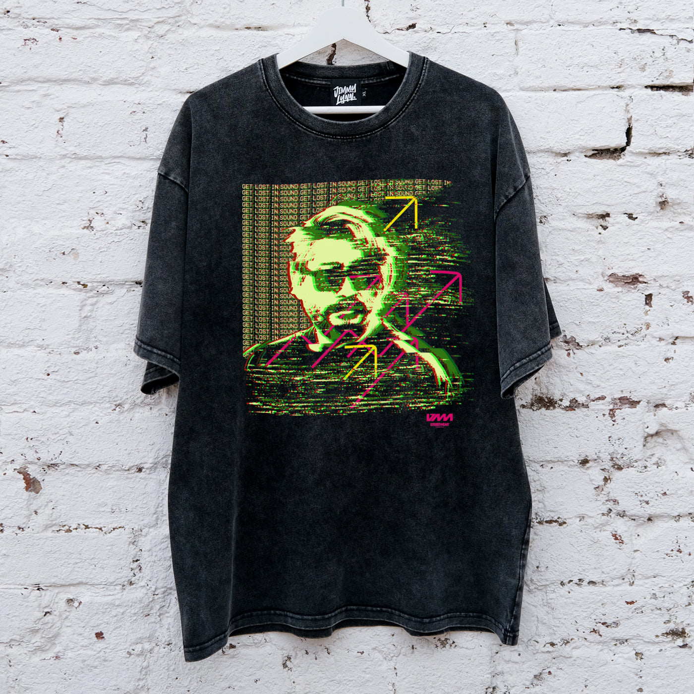 Get lost in sound - Snow Washed Oversized