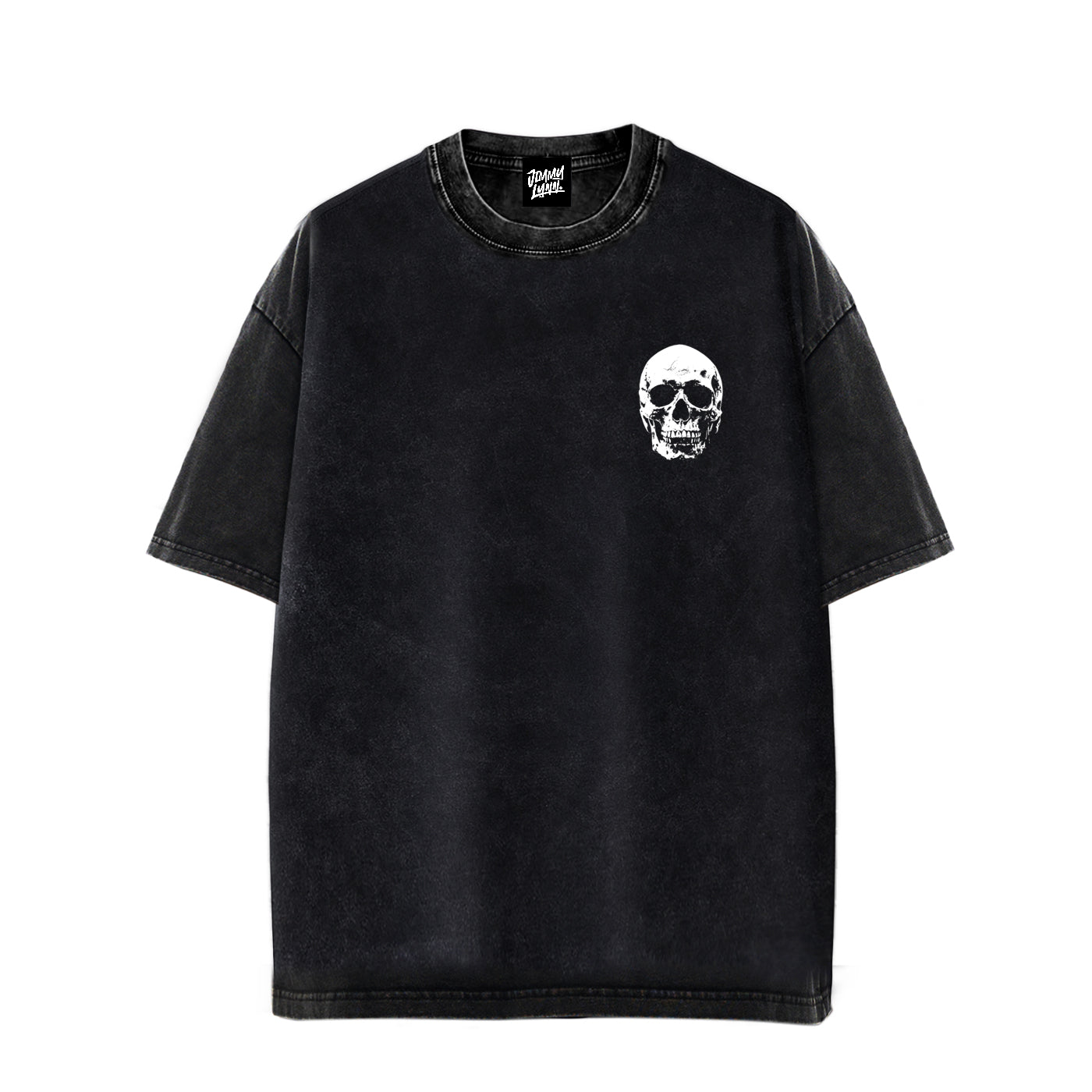 Skull Barbed Wire - Snow Washed Oversized